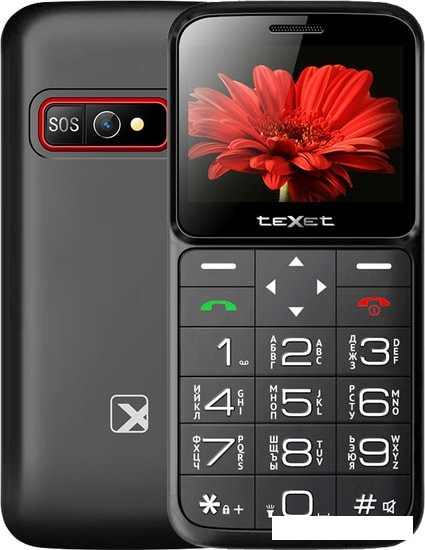 Мобильный телефон TeXet TM-В226 (черный) - фото 1 - id-p102408882