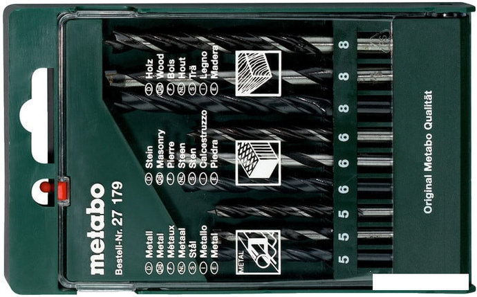 Набор оснастки Metabo 627179000 (9 предметов), фото 2