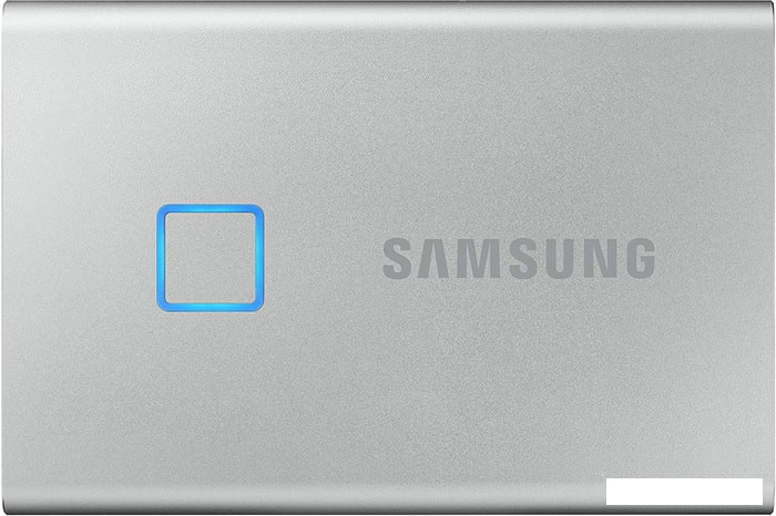 Внешний накопитель Samsung T7 Touch 500GB (серебристый) - фото 1 - id-p126739886