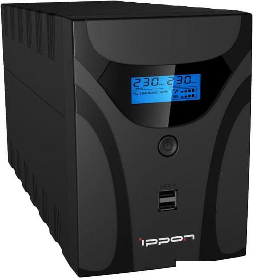 Источник бесперебойного питания IPPON Smart Power Pro II 1200 - фото 1 - id-p117077033