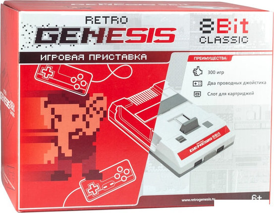 Игровая приставка Retro Genesis 8 Bit Classic (2 геймпада, 300 игр), фото 2