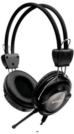 Наушники с микрофоном A4Tech HS-19 (черный), фото 2