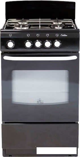 Кухонная плита De luxe 5040.38Г (Щ) (черный) - фото 1 - id-p121396114