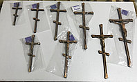 Крест 20 см православный бронзовый Filomat