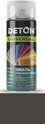 Эмаль алкидная DETON UNIVERSAL (Хаки RAL 6022) атмосферостойкая, аэрозоль 520 мл, фото 2