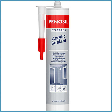 Герметик силиконовый универсальный белый PENOSIL Standard 280 мл, фото 2