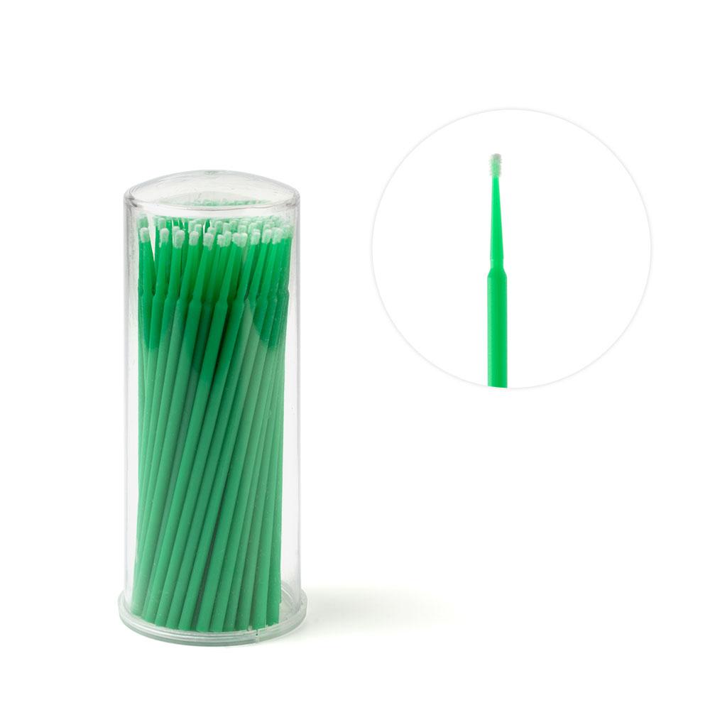 Микробрашинг 2мм, зеленый, №3(fine), 100 шт