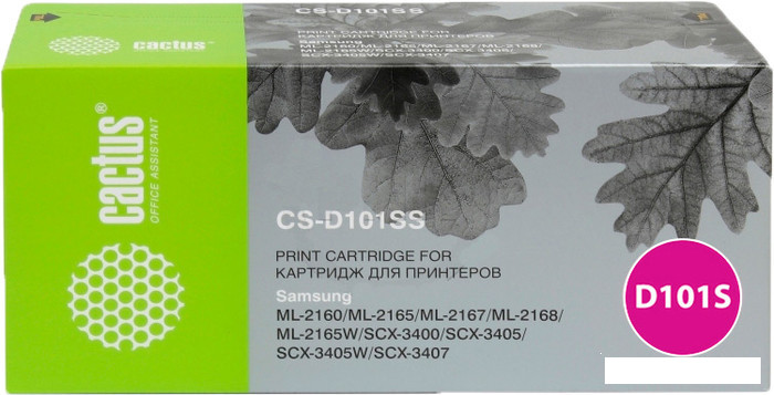 Тонер-картридж CACTUS CS-D101SS (аналог Samsung MLT-D101S) - фото 1 - id-p119544833