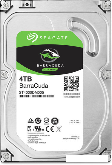Жесткий диск Seagate Barracuda 4TB [ST4000DM004]