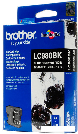Картридж Brother LC980BK - фото 1 - id-p115510789