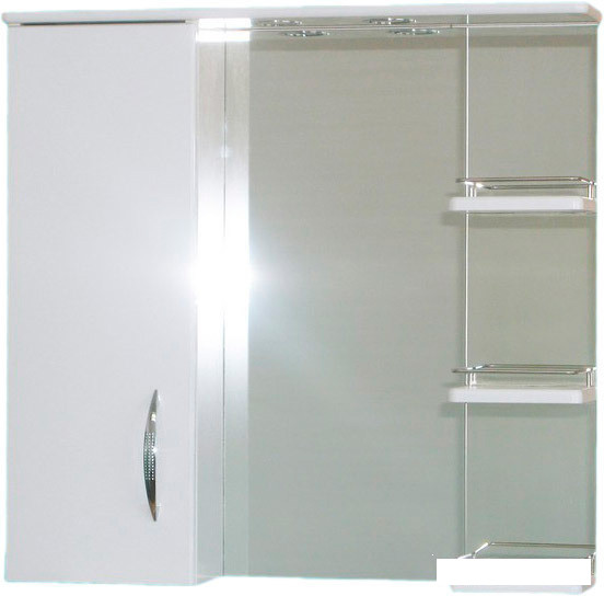 СанитаМебель Камелия-12.75 Д2 шкаф с зеркалом левый - фото 1 - id-p118710164