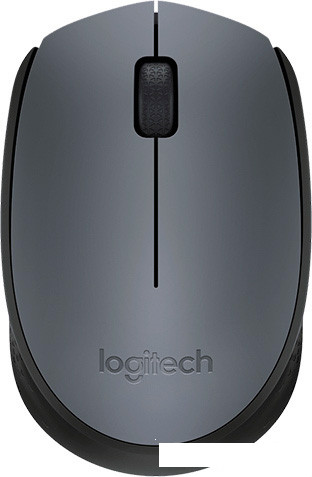 Мышь Logitech M170 Wireless Mouse Gray/Black [910-004642] - фото 1 - id-p119549285