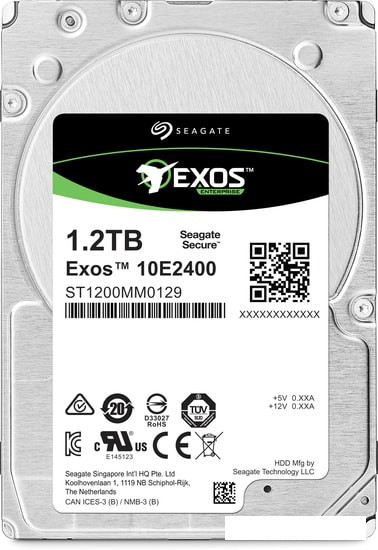 Гибридный жесткий диск Seagate Exos 10E2400 1.2TB ST1200MM0129 - фото 1 - id-p117076511