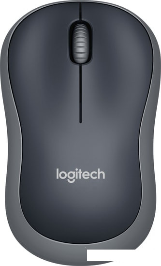 Мышь Logitech M185 (черный/серый) - фото 1 - id-p115514128