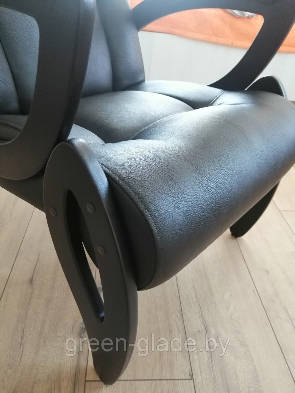 Кресло для отдыха модель 51 каркас Венге экокожа Дунди-108 - фото 7 - id-p89639544