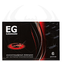 Ловушка инсектицидная от тараканов и муравьев EG euroguard (Еврогард) 6 шт