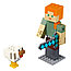 Конструктор SX1022 Minecraft Алекс с цыплёнком (аналог LEGO Minecraft 21149) 164 детали, фото 5