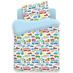 Детское постельное белье в кроватку «Непоседа» Транспорт 584816 (Детский)
