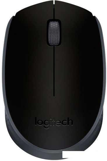 Мышь Logitech M171 Wireless Mouse серый/черный [910-004424] - фото 1 - id-p119552017