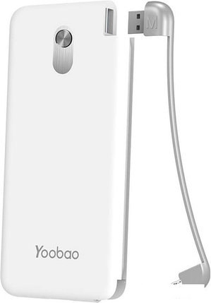 Портативное зарядное устройство Yoobao S10K microUSB (белый), фото 2