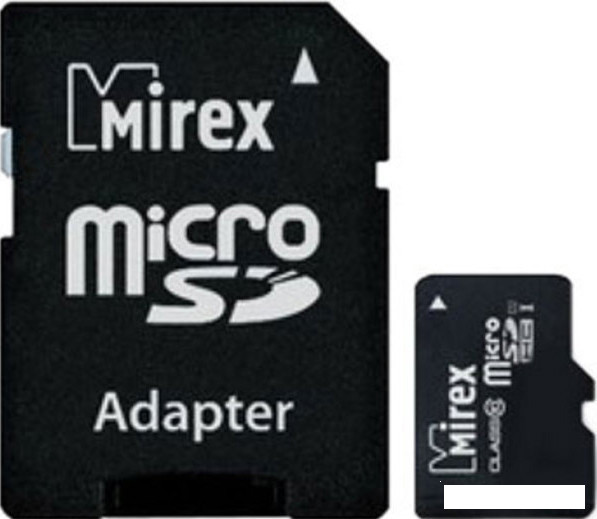Карта памяти Mirex microSDXC UHS-I (Class 10) 128GB + адаптер [13613-AD10S128] - фото 1 - id-p115611303
