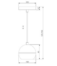 Накладной точечный светильник DLS023 9W 4200K белый, фото 3