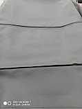 Чехлы экокожа на Рено Логан II 2014-…, черно/серые, фото 2