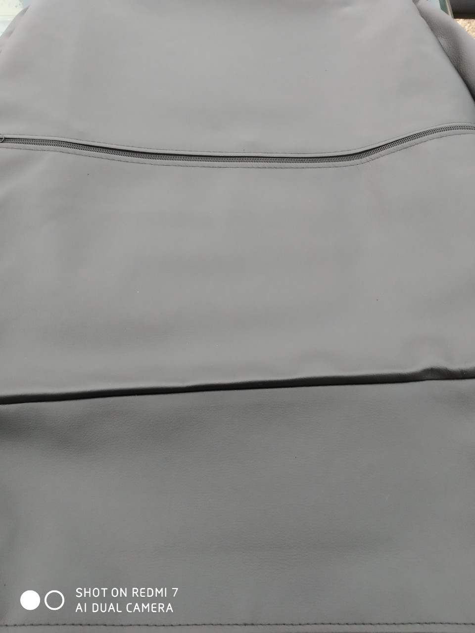 Чехлы экокожа на Рено Логан II 2014- , черно/серые - фото 2 - id-p127759088