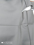 Чехлы экокожа на Рено Логан II 2014-…, черно/серые, фото 3