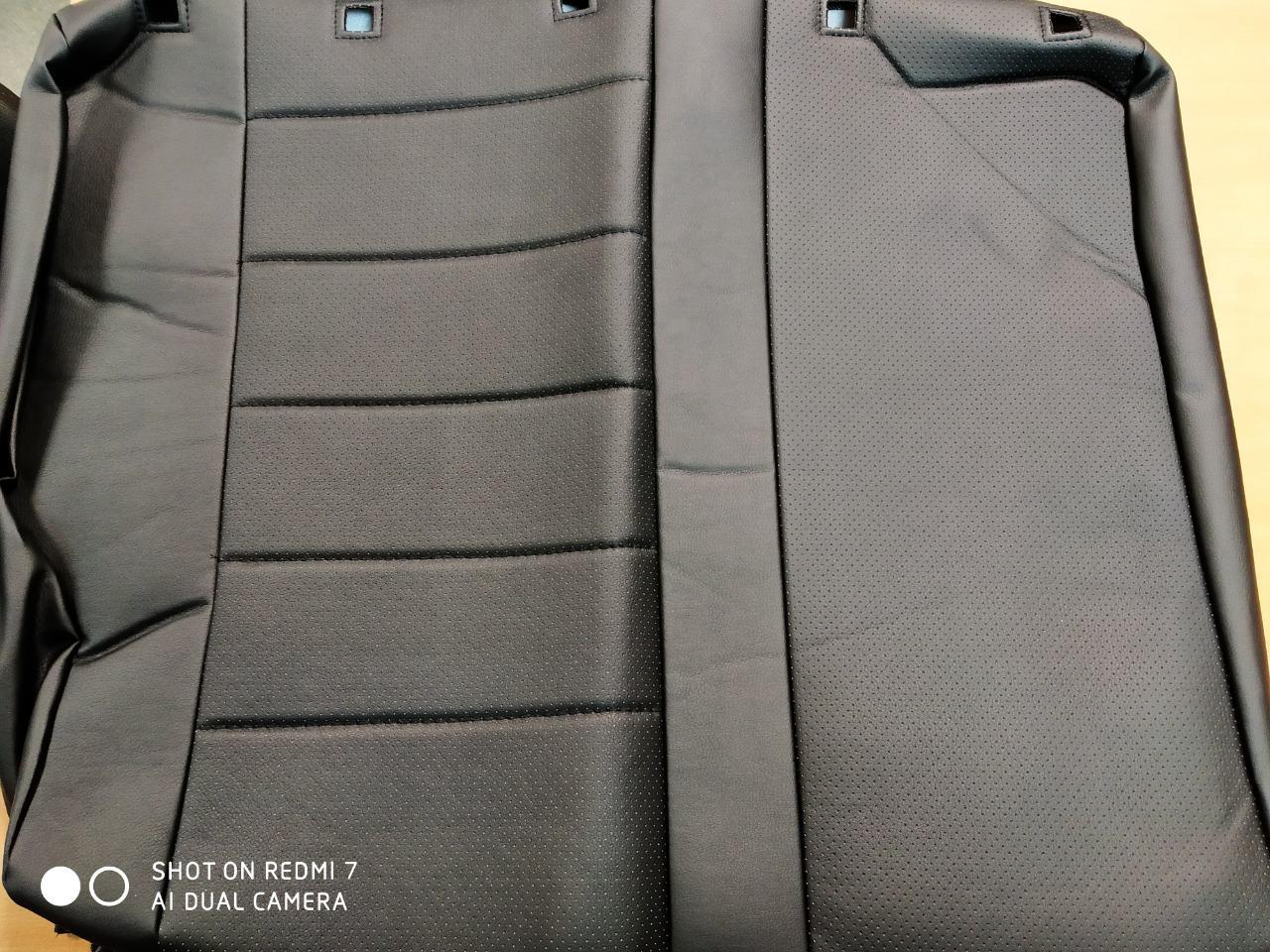 Чехлы экокожа на VW Polo седан 2010- , (спинка 40:60) черные - фото 4 - id-p127759110