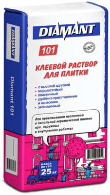 Клей для плитки Diamant 101 25 кг.