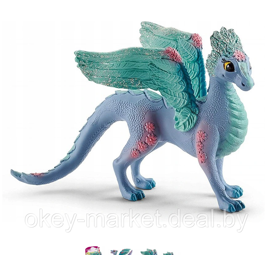 Набор Schleich Bayala Цветочный дракон с детенышем - фото 3 - id-p127760863