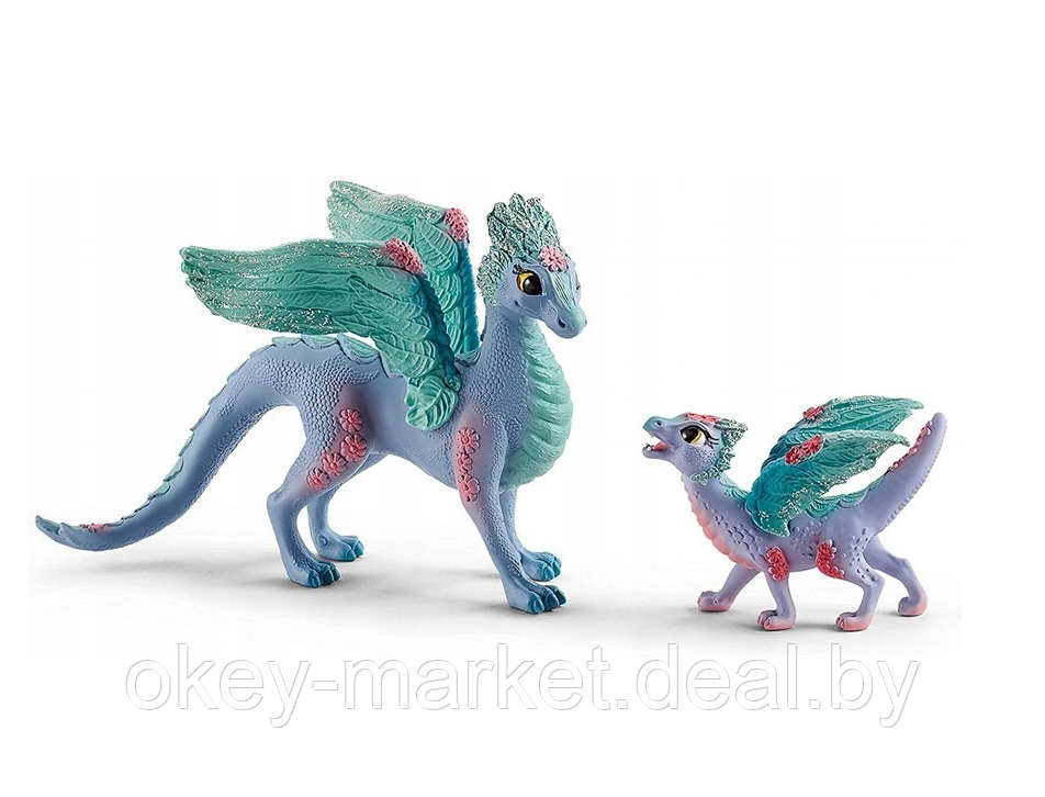 Набор Schleich Bayala Цветочный дракон с детенышем - фото 2 - id-p127760863