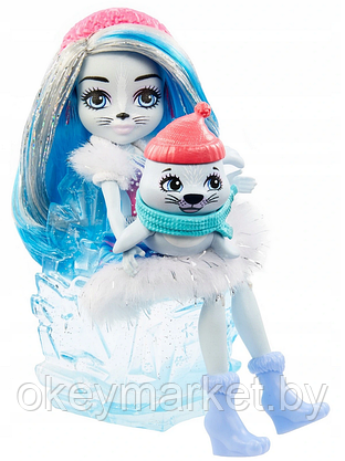 Набор игровой Enchantimals Снежная долина Рыбалка на льду GJX48, фото 2
