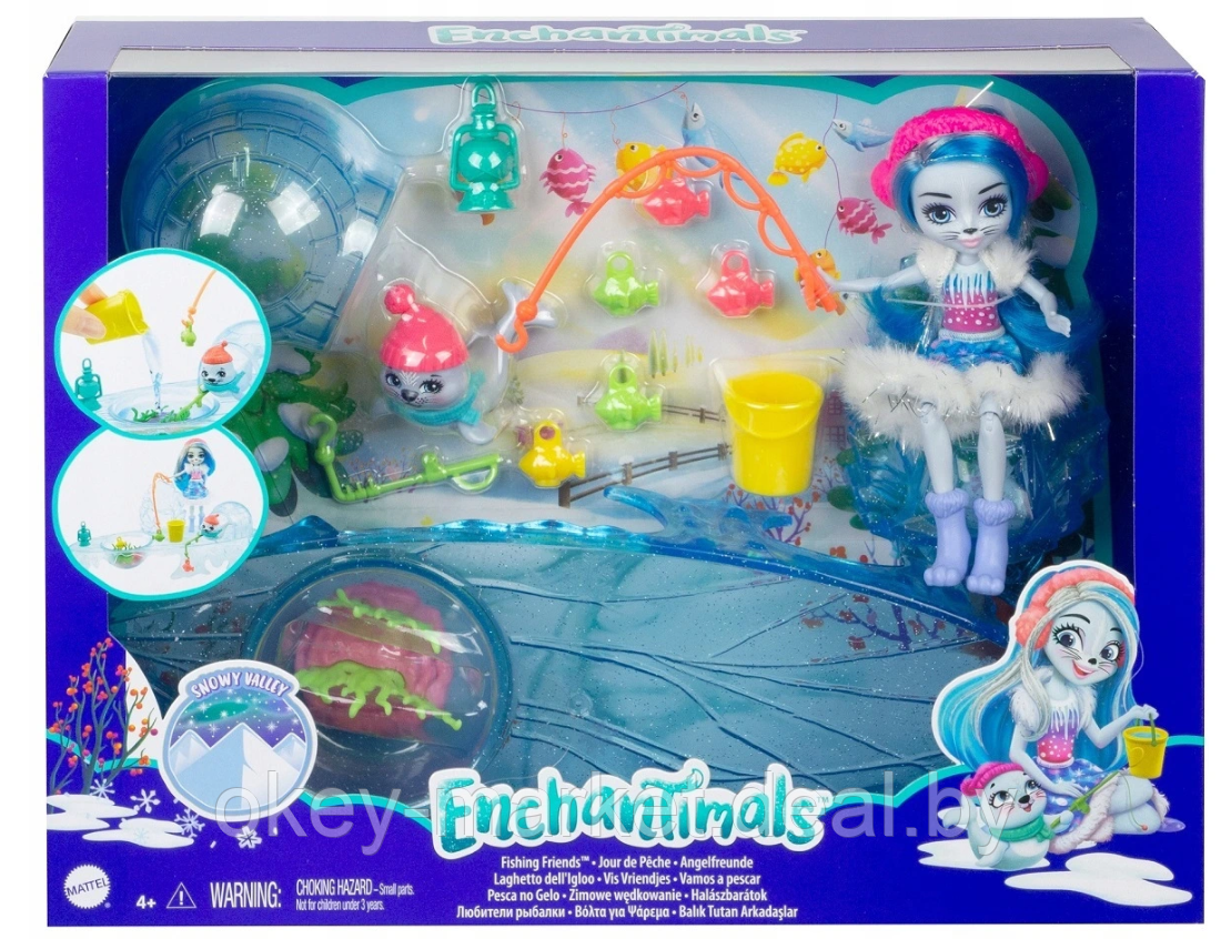 Набор игровой Enchantimals Снежная долина Рыбалка на льду GJX48 - фото 6 - id-p127760871