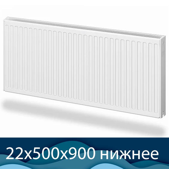 Стальной радиатор Prado Universal тип 22 500x900 с нижним подключением - фото 2 - id-p126506358