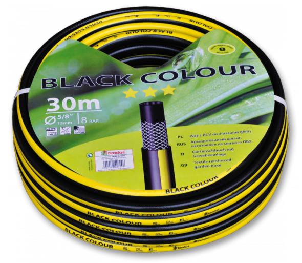 Шланг садовый армированный "Black color" 3/4 25 м .Польша