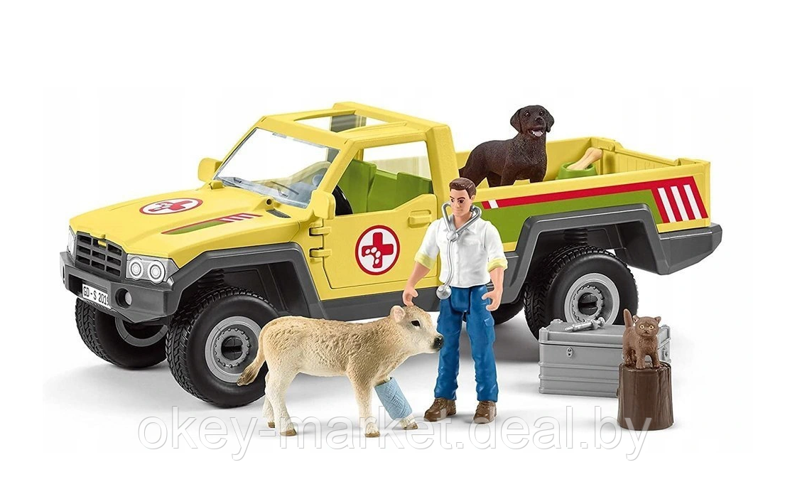 Набор Schleich Мобильная ветеринарная станция 42503 - фото 7 - id-p127793042