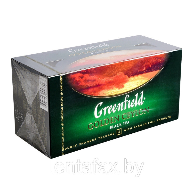 Чай черный пакетированный "Greenfield" Голден Цейлон 25пак.