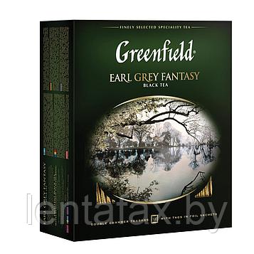 Чай "Greenfield" Earl Grey Fantasy с ароматом бергамота 100пак