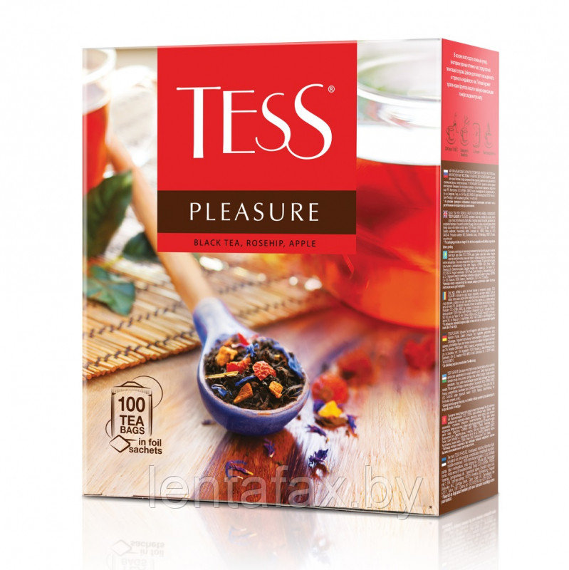Чай черный "Tess" Pleasure пакетированный 100 пак