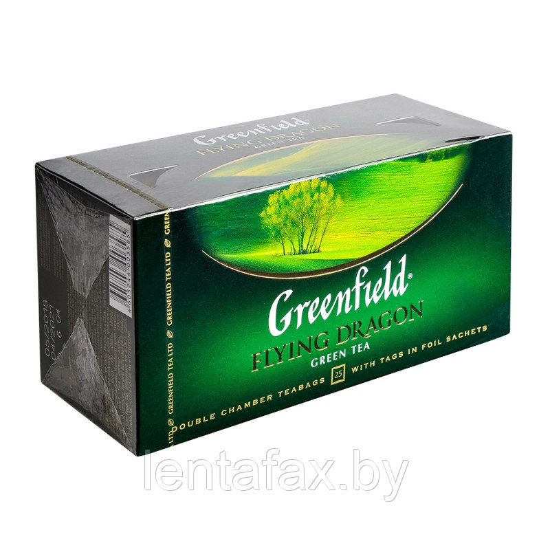 Чай зеленый пакетированный "Greenfield" Флаинг Драгон 25 пак