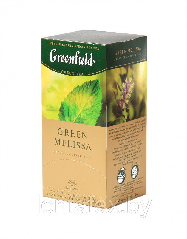 Чай "Greenfield" Green Melissa с ароматом мяты и лимона 25 пак