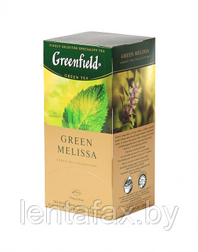 Чай "Greenfield" Green Melissa с ароматом мяты и лимона 25 пак. Цена указана без учета НДС 20%