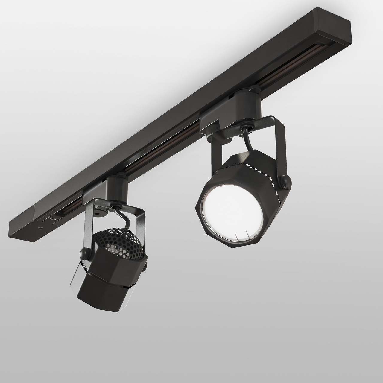 Трековый светодиодный светильник Robi GU10 Черный MRL 1004 - фото 3 - id-p127804340