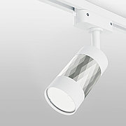 Трековый светодиодный светильник Mizar GU10 Белый/серебро MRL 1007