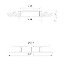 Встраиваемый точечный светильник 1081/2 MR16 белый, фото 3