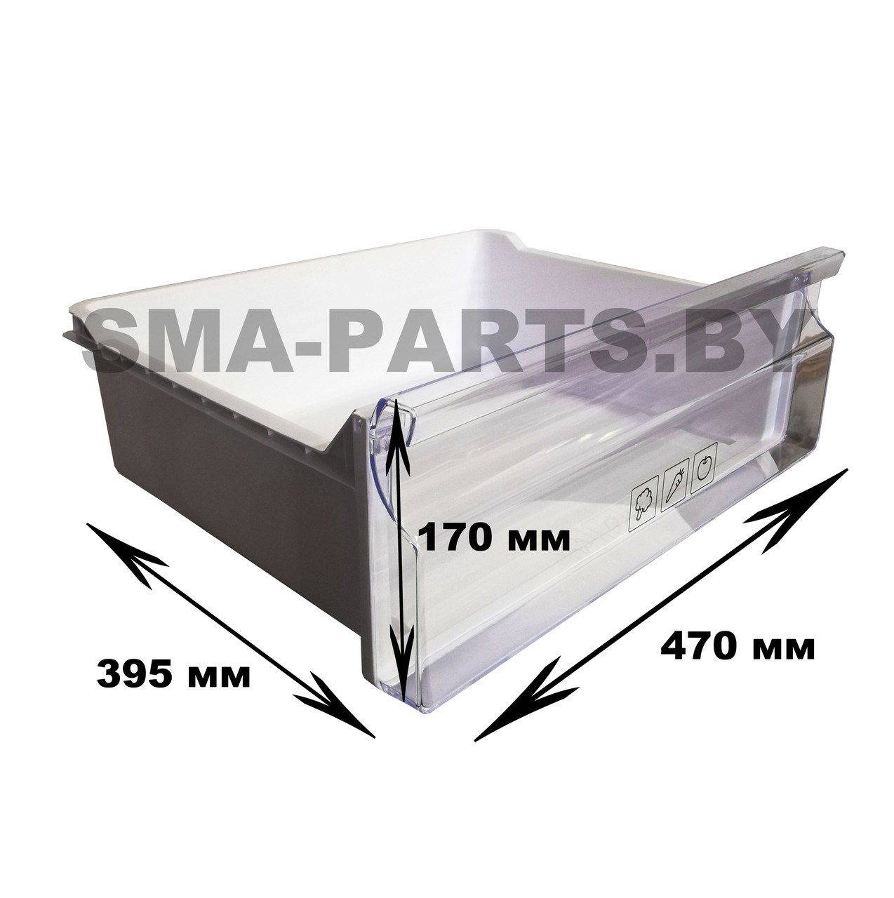Ящик в сборе (ящик+панель) для холодильника Samsung DA97-13474A ORIGINAL - фото 6 - id-p127804803