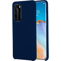 Силиконовый чехол Silicone Case синий для Huawei P40