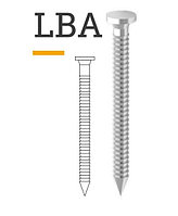 Гвоздь оцинкованный HOLZ LBA HT40100, 4х100, анкерный, 250 шт в уп